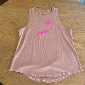 Pink Nike tank
